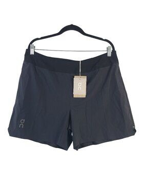 NEW On Men's 5" Lightweight Running Shorts Black Sz XXL